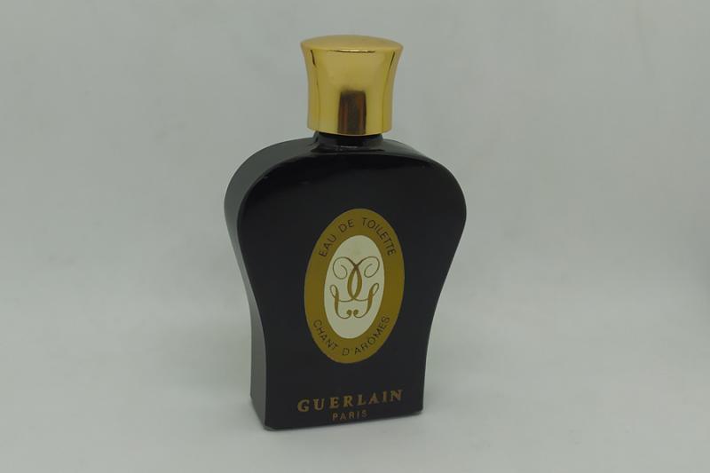 Miniatures Guerlain - Chant D'Arômes - Lyre noire 15 ml modèle 1962 pleine 

