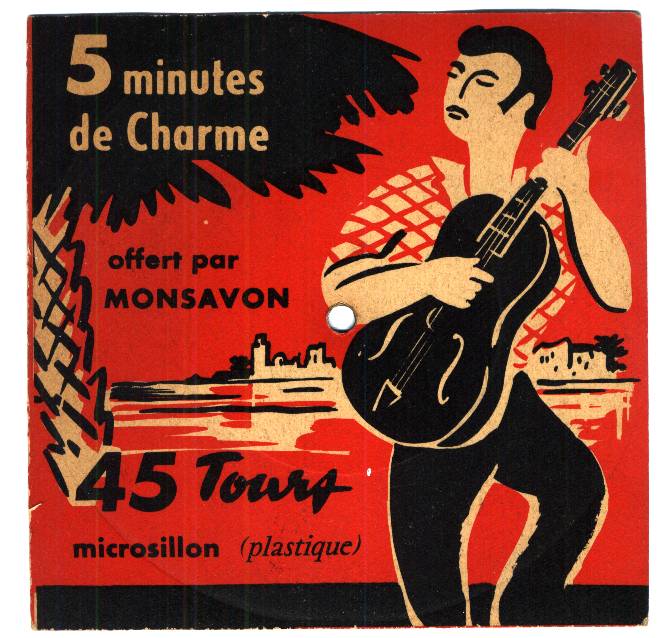 disque publicitaire ancien piece rare  de Monsavon 