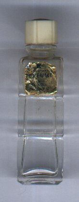 Concentrated Perfume vide Hauteur 5.9 cm etiquette abîmé  de Vanderbilt Lucrecia 