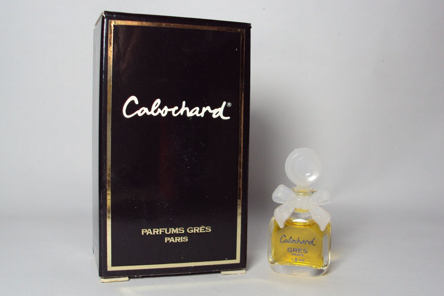 Cabochard Parfum 1.8 ml noeud plastique blanc de Grès 