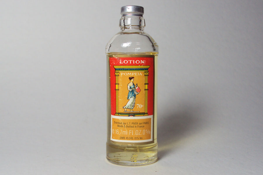 Pompeia Lotion 16.7 ml plein scéllé étiquette légèrement abimée de Pivert 