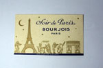 Carte parfumée Soir de Paris de Bourjois 