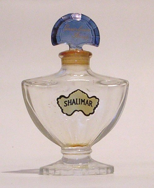 Shalimar Flacon Chauve Souris Ht 7.9 cm pied étroit flacon du parfum VIDE de Guerlain 